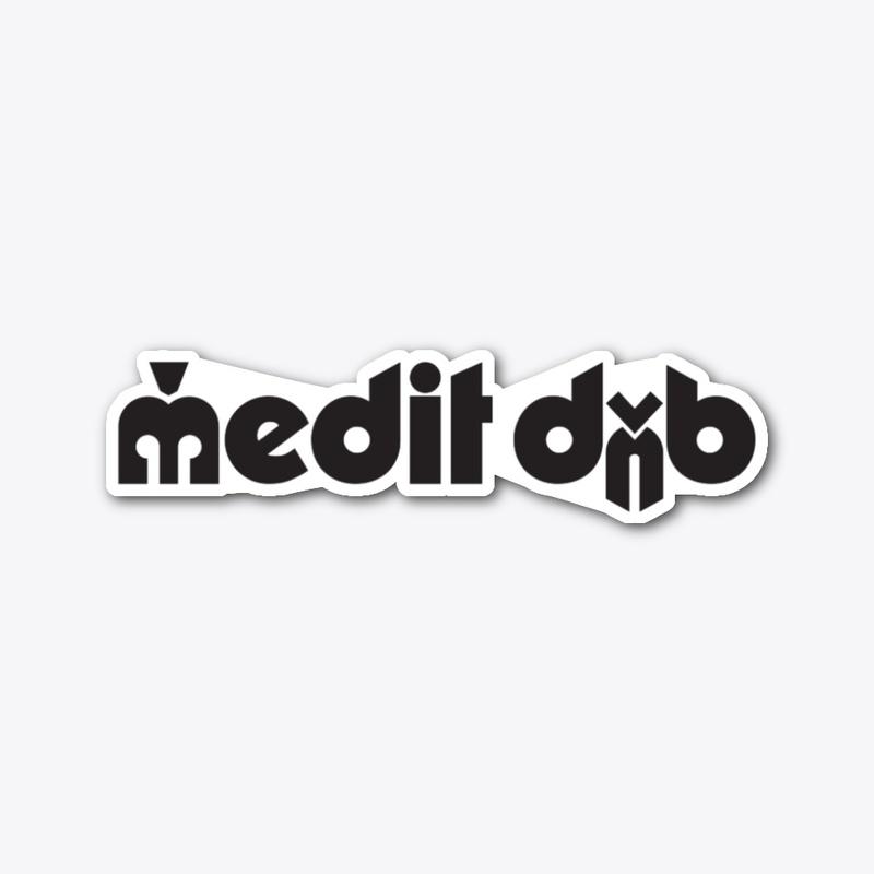 Medit DNB In The Sunshine Sticker Black